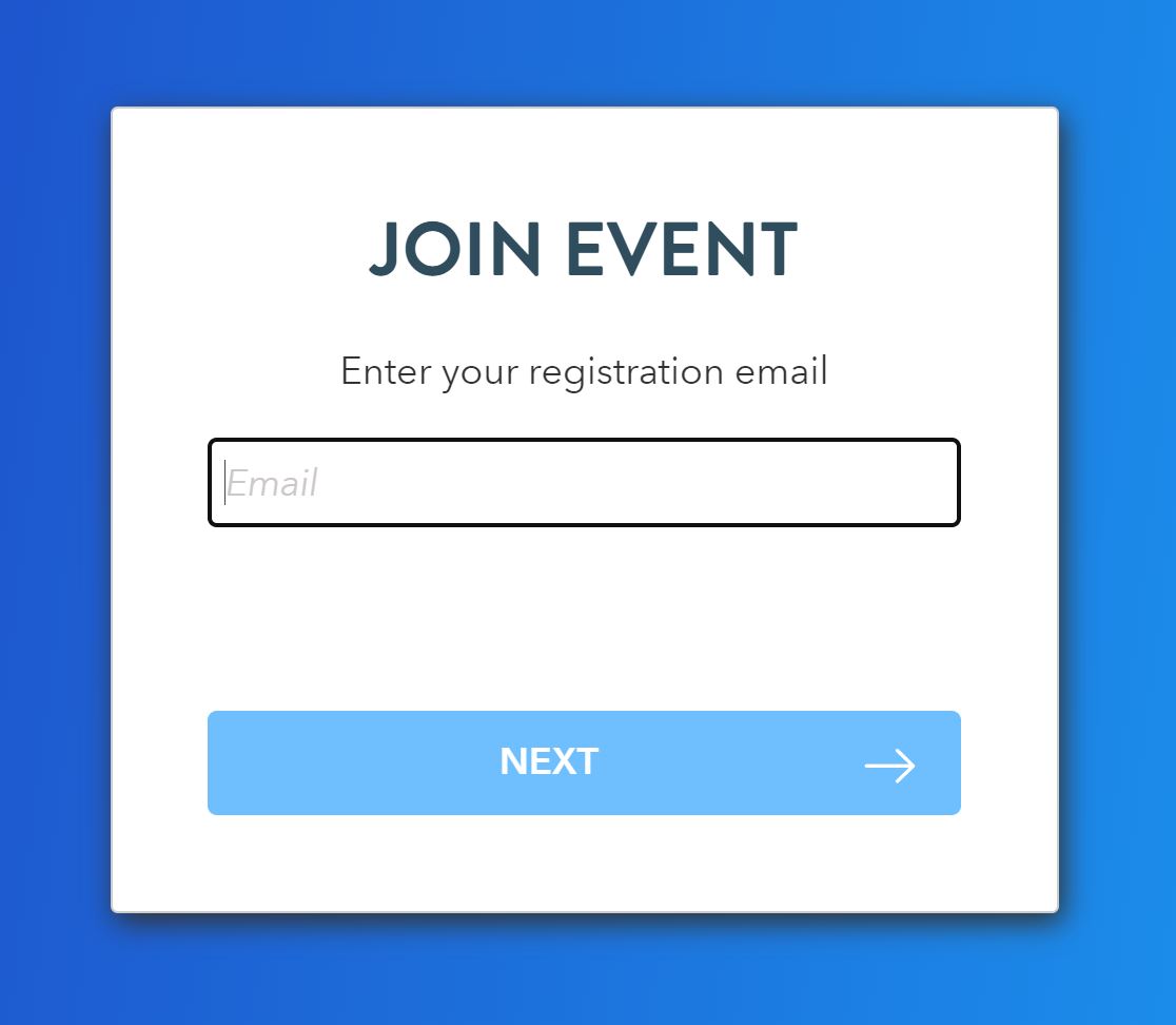 Attendee Portal