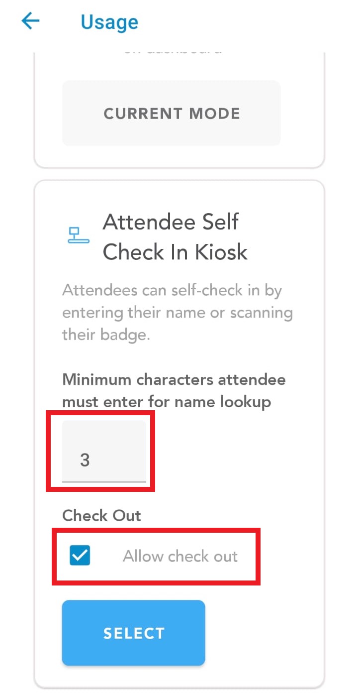 Attendee Self Check In Kiosk