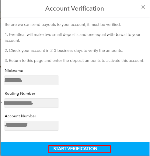 Account Verification